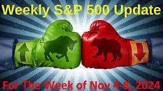 S&P 500 Weekly Market Update for Monday Nov 4-8, 2024