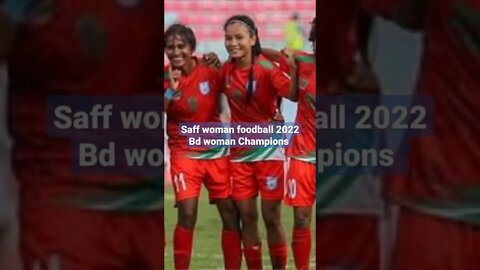 bd vs napal women foodball SAFF 2022.. bd woman foodball team Champions.. bd woman 3-1 gall win