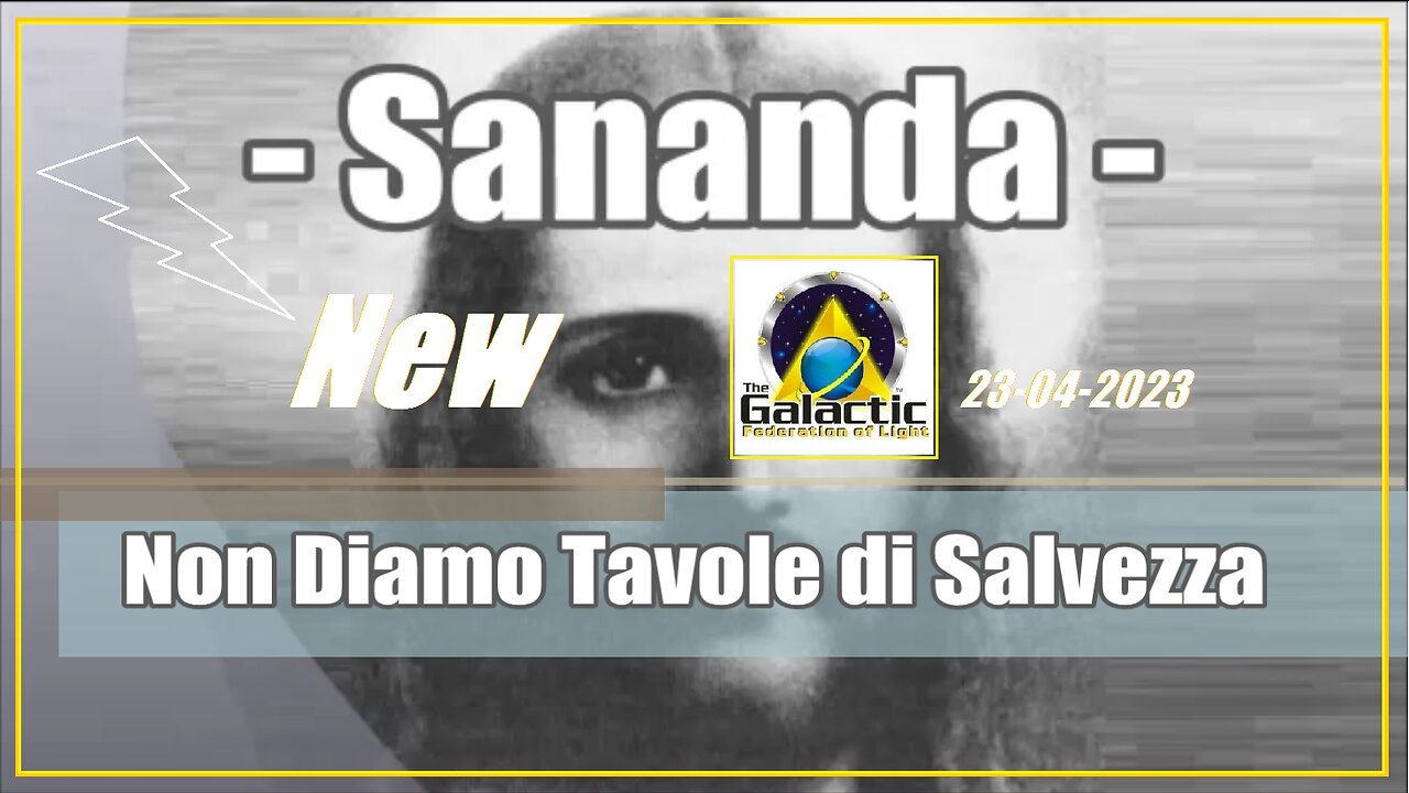 Sananda - Non Diamo Tavole di Salvezza