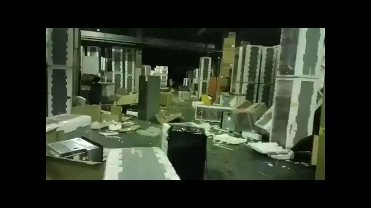 SA Riots ( Defy Appliances Warehouse looted )