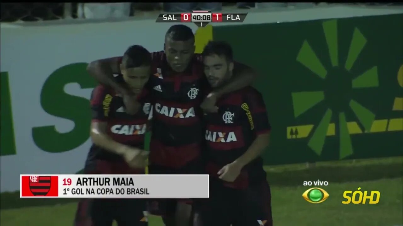 Os Gols do Jogo | Salgueiro PE 0 x 2 Flamengo RJ | Copa do Brasil 22-04- 2015