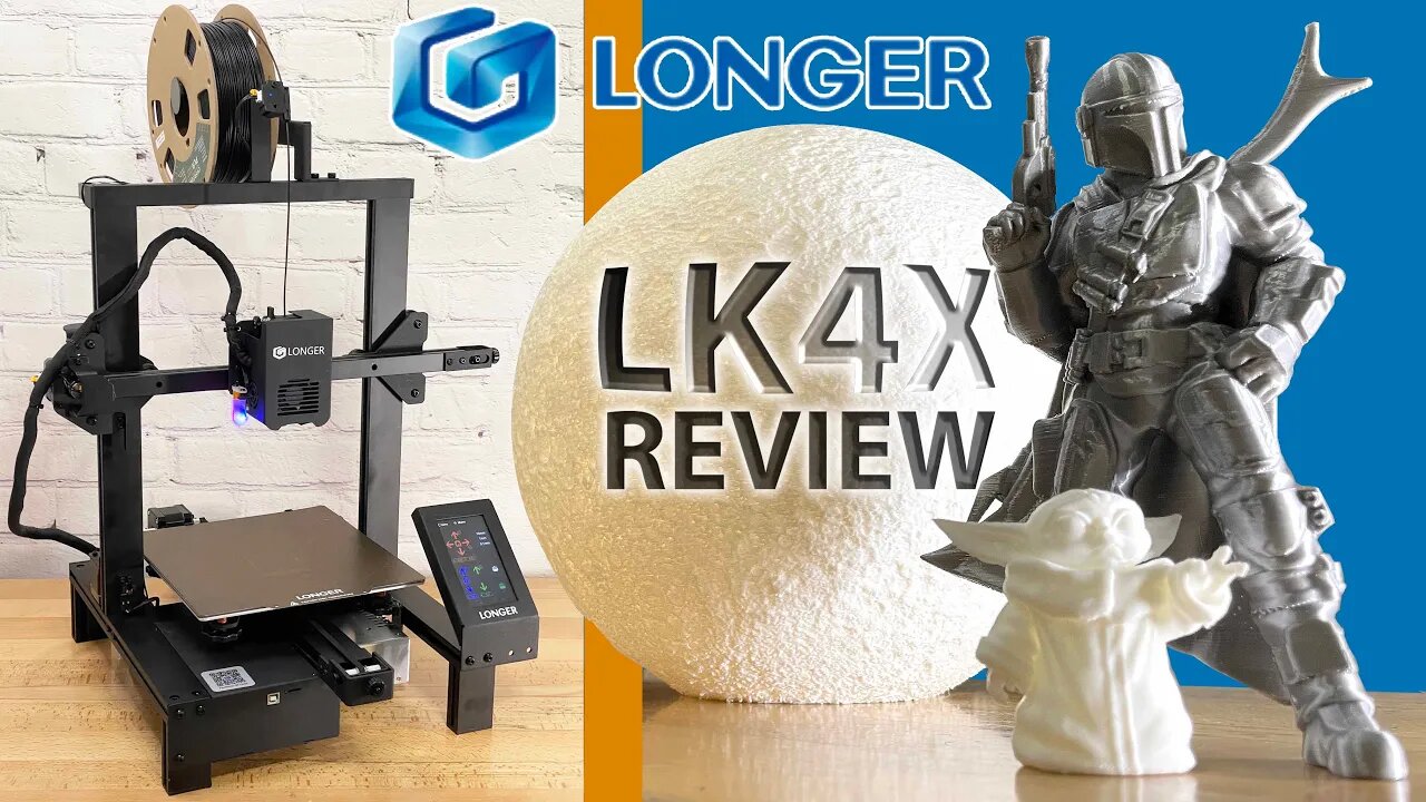 LONGER LK4 X 3D Printer Review | Auto Leveling | Dual Direct Drive Extrusion | Flexible Bed