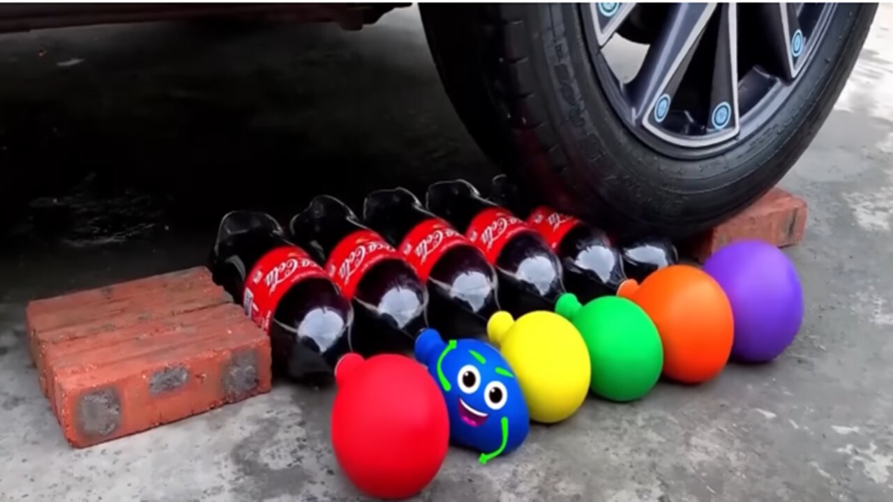 Experiment: Car vs. Coca-Cola, Various Fantas,Pepsi, Crushing Crunchy & Soft Things by Car