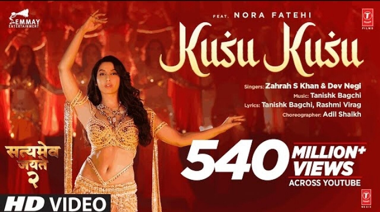 Kusu Kusu Song Ft Nora Fatehi | Satyameva Jayate 2 | John A, Divya K | Tanishk B, Zahrah Khan, Dev N