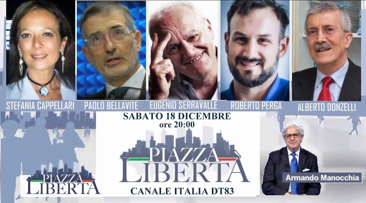 PIAZZA LIBERTA' - puntata di sabato 18 dicembre 2021