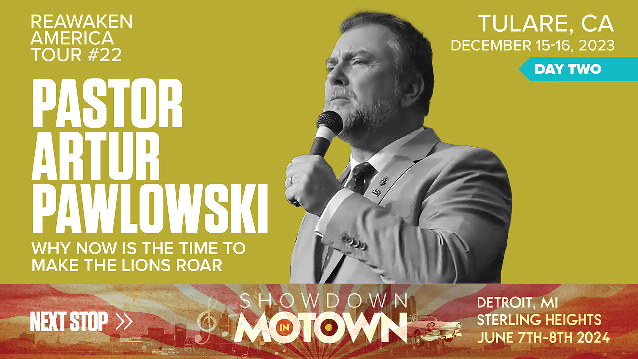 ReAwaken America Tour | Pastor Artur Pawlowski | Why Now Is the Time to Make the Lions Roar