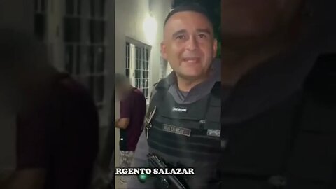 DEU CARTEIRADA NO SARGENTO SALAZAR