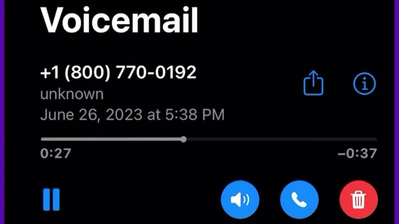 Voicemail - Cyraxx has been bonded out. Stay alert, stay safe everyone. 6/26/2023