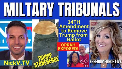 MILITARY TRIBUNALS! 14TH AMENDMENT, OPRAH EXPOSED 9-5-23