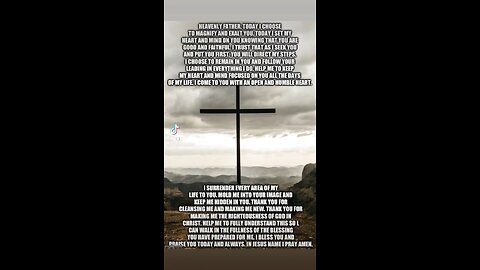 My prayer for my followers today. #prayer