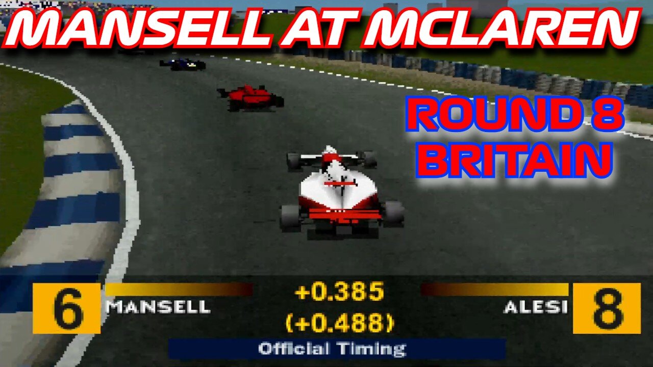 Mansell at McLaren | Round 8: British Grand Prix | Formula 1 (PS1)