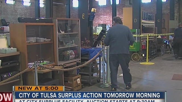 City Of Tulsa Surplus Action Tomorrow Morning