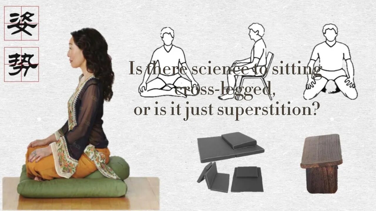 Is there science to sitting cross legged, or is it