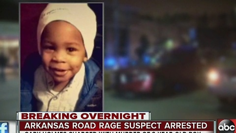 Arkansas road rage suspect arrested