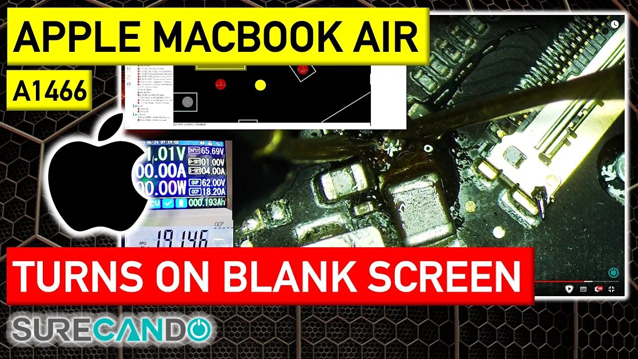 Reviving Apple MacBook Air - Picture On, Backlight Off! Join the Fascinating Repair Journey!