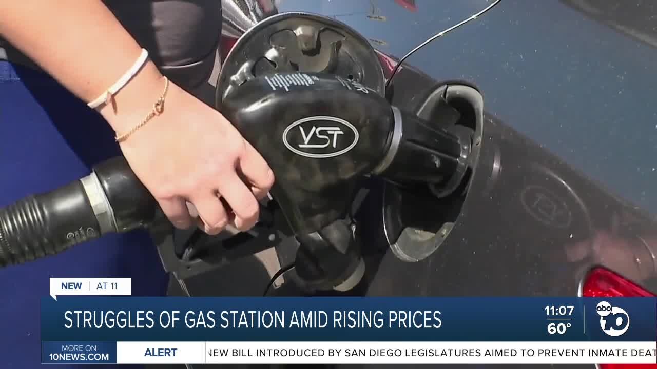 Struggles of gas stations with soaring prices