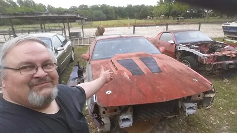 Removing the TPI upper intake assembly on the Donor IROC, Part 1.