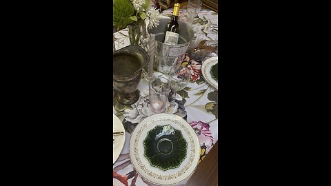 Spring tablescape