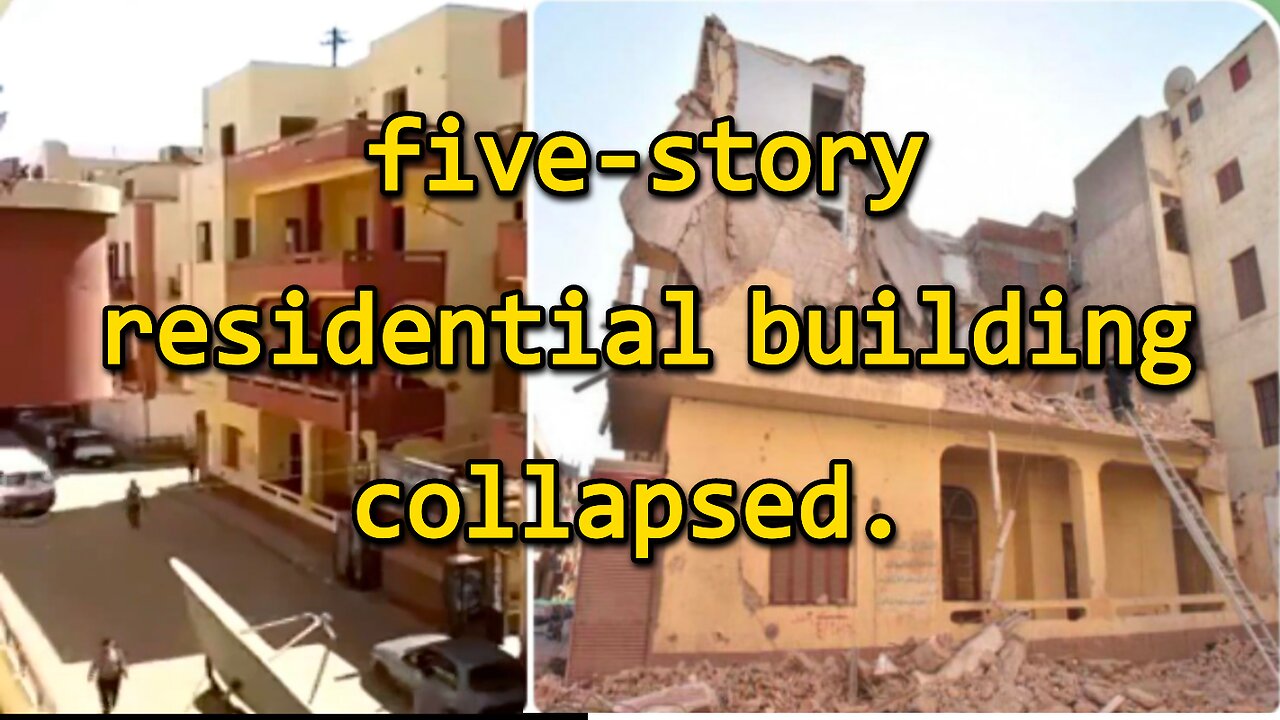 five-story residential building collapsed.