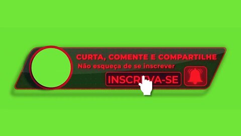 Chroma key botão inscreva-se green screen