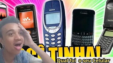 Reagindo 20 CELULARES ANTIGOS QUE VOCÊ JÁ TEVE!