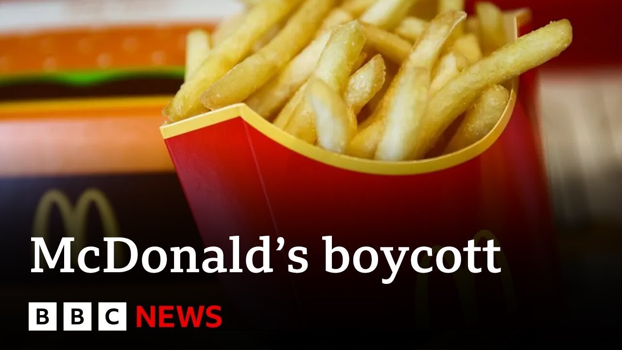 McDonald's CEO warns of hit from boycotts | BBC News