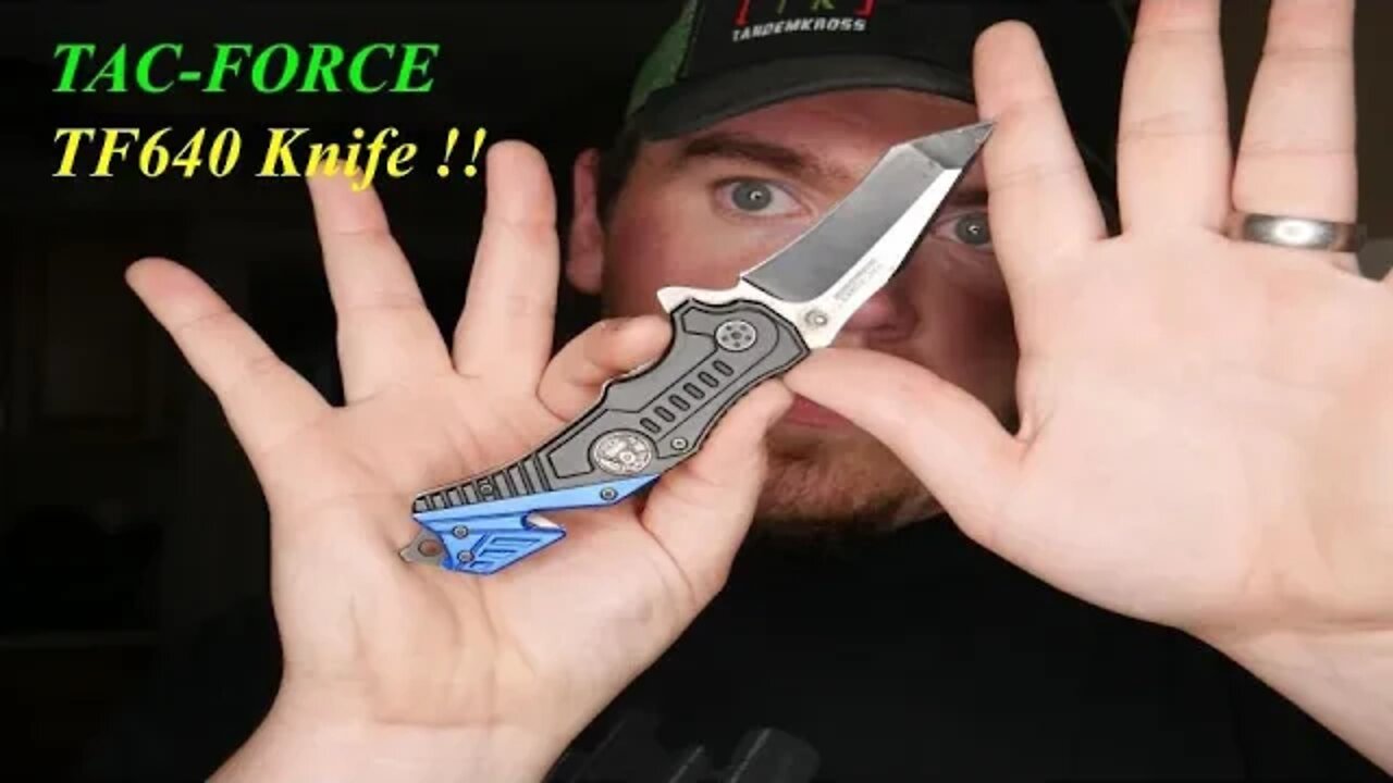 BEST LINER LOCK FOR THE MONEY!!!!!!!!!! TacForce 640 Knife