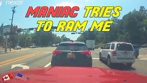 CRAZY WOMAN BRAKE CHECKS ME BECAUSE I DIDN'T RUN THE RED LIGHT | Road Rage USA & Canada