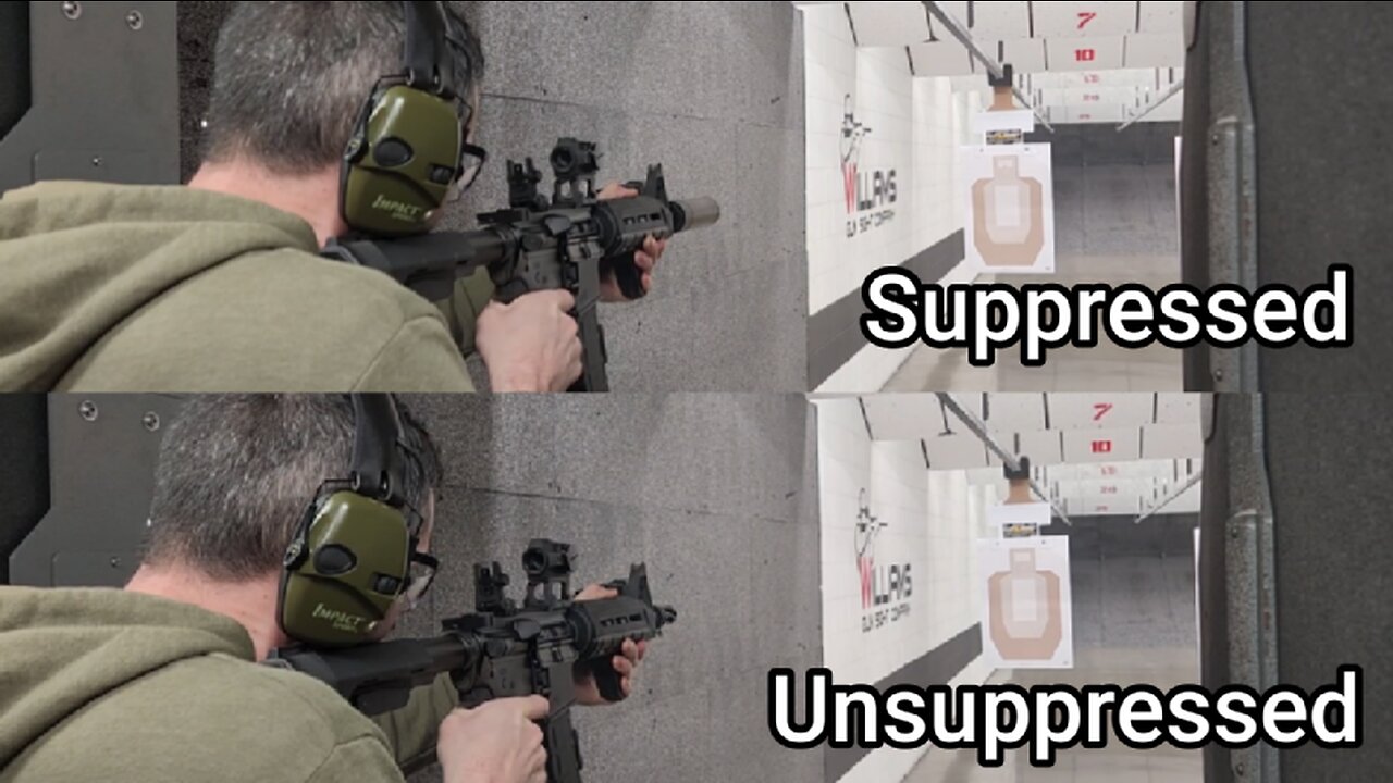 HUXWRX HX QD 5 56 Ti RANGE DAY (Suppressed vs Unsuppressed)