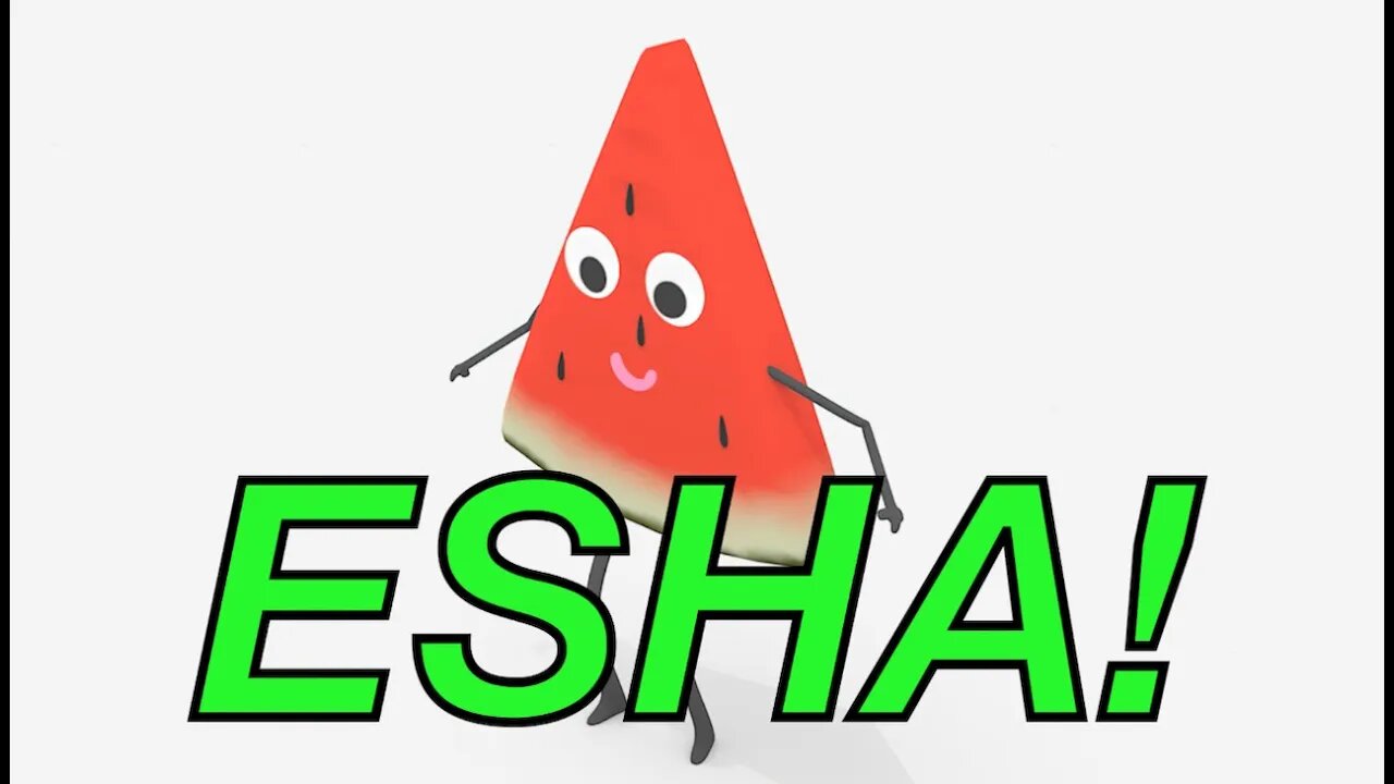 Happy Birthday ESHA! - WATERMELON Birthday Song