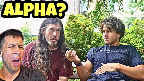 ALPHA HOMELESS MAN PREACHES MASCULINITY?