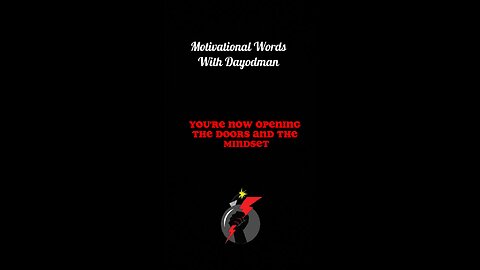 Tell Yourself You Can #dayodman #motivation #doors #open #eeyayyahh