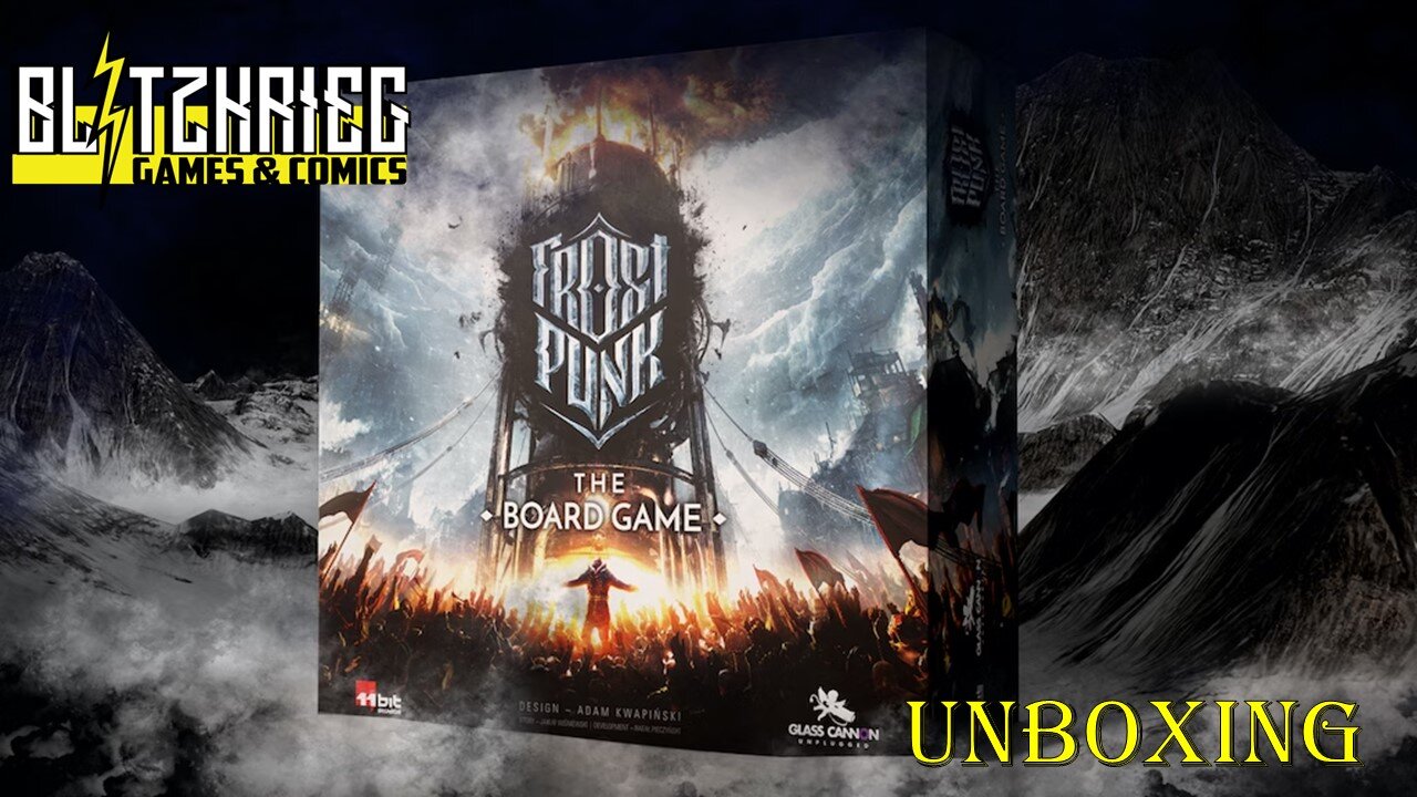 Frostpunk: The Board Game Unboxing / Kickstarter All In