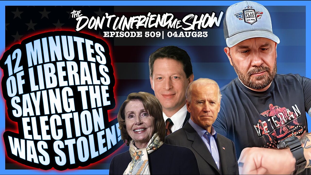 🚨12 minutes of Democrats claiming the election was stolen, with commentary.