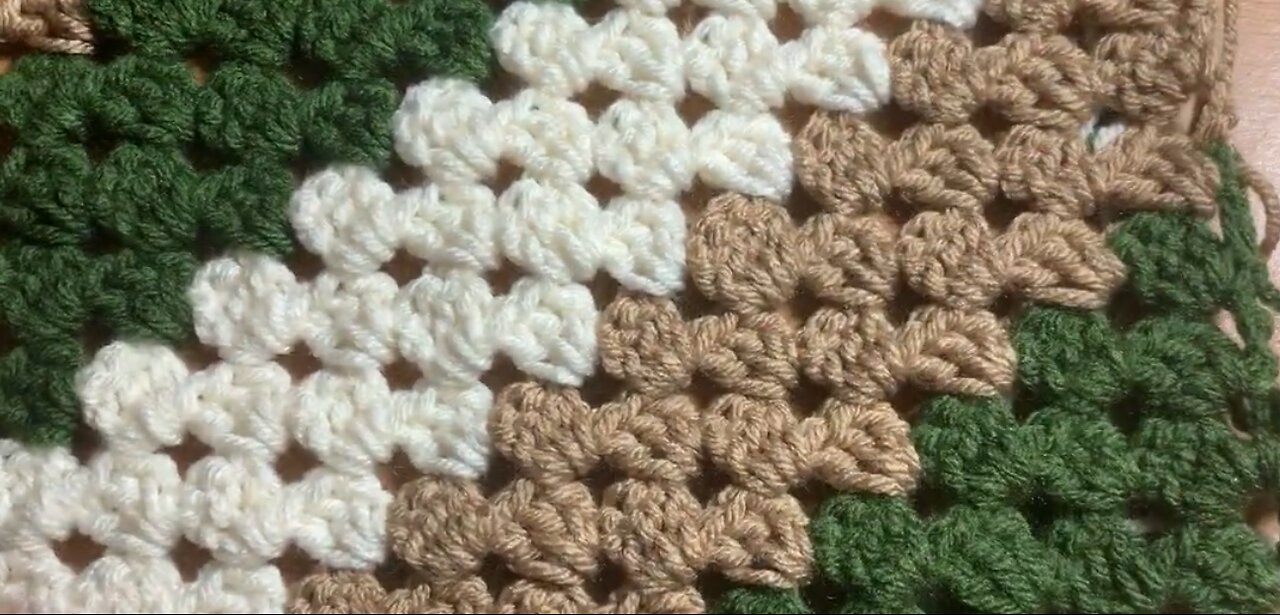 Corner To Corner Granny Stripe