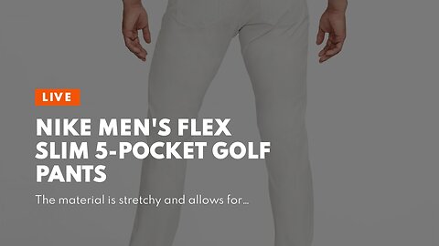 NIKE Men's Flex Slim 5-Pocket Golf Pants