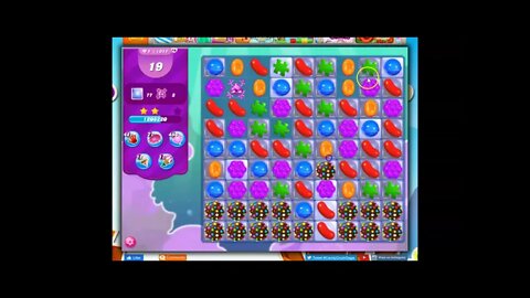 Candy Crush level 1055 Talkthrough, 20 Moves 0 Boosters