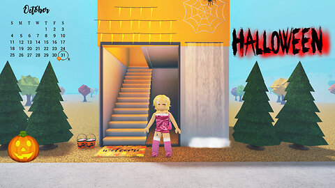 How to build bloxburg 2 story without gamepass! #roblox #bloxburg #halloween