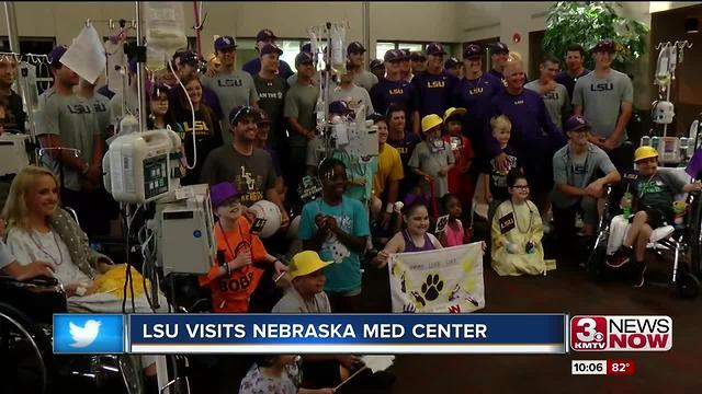 LSU plays ball with pediatric patients