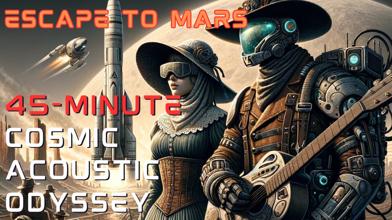 Escape to Mars: Cosmic Acoustic Odyssey - Ambient Space Guitar - Folk Music - Relaxation & Focus