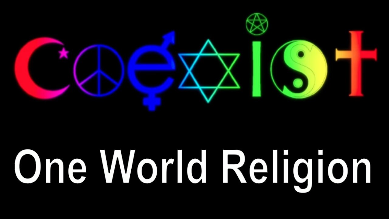 ''CoExist'' Means the Demonic One World Religion - JD Farag [mirrored]