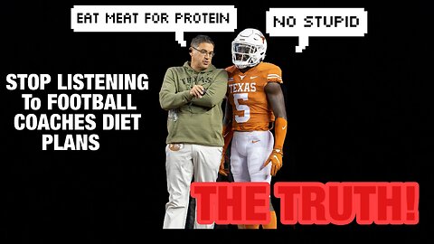 This is why you shouldn’t listen to FOOTBALL COACHES DIET PLANS (the TRUTH)