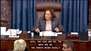 Kamala Breaks A Tie To Pass The Dems Inflation Bill