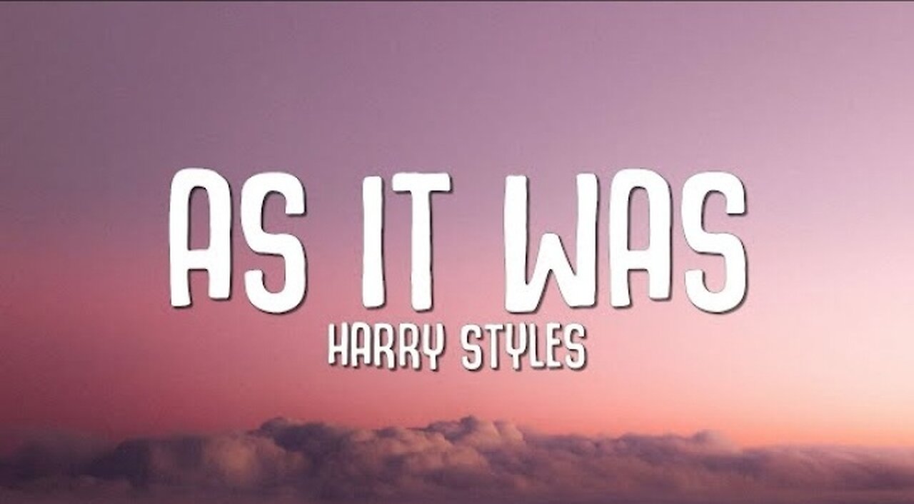 Harry Styles - As It Was (Lyrics)