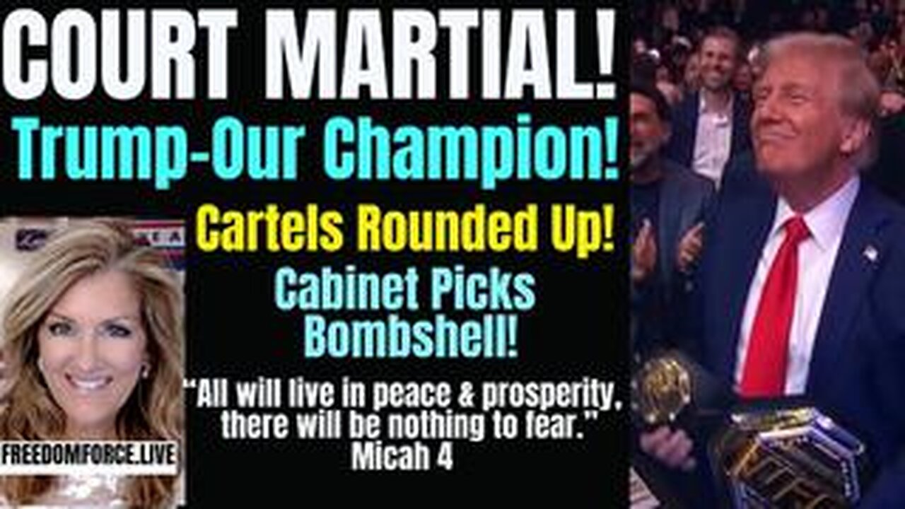 Court Martial -Cartels - Cabinet Picks - Winning! 11-17-24