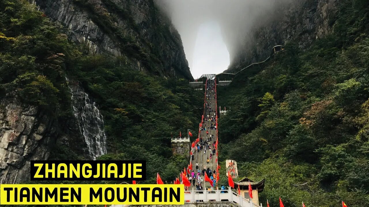 Longest Cable Car in the World | Tianmen Mountain | Zhangjiajie | China 2019 | Day 4 (CC Eng/Rus)