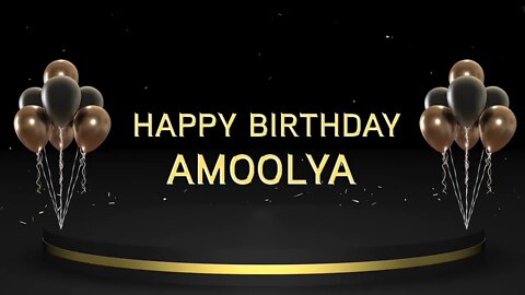 Wish you a very Happy Birthday Amoolya