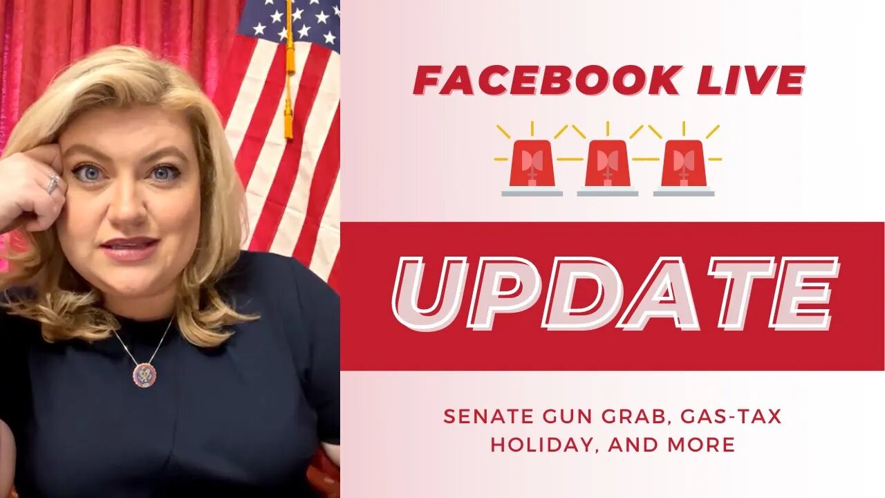 Rep. Cammack Breaks Down Senate Gun Gab, Gas-Tax Holiday, & More During Facebook Live Update