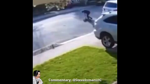 Carjacker gets slammed and squeals like a pig