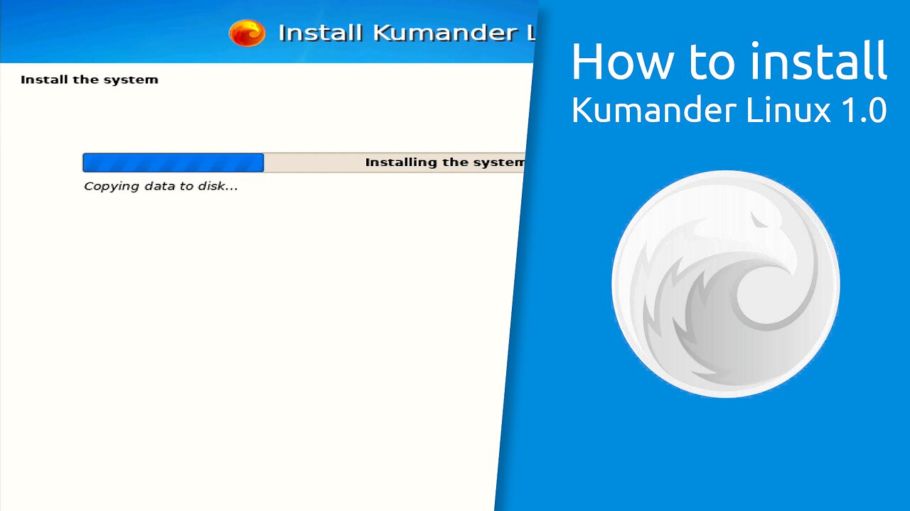 How to install Kumander Linux 1.0